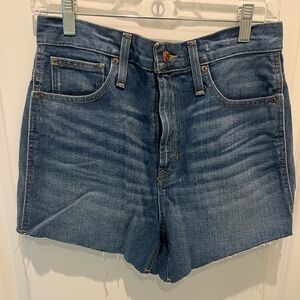 Madewell Jean Cutoffs